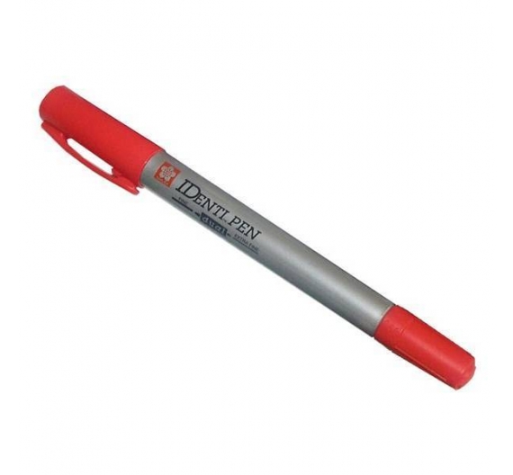 Rotulador doble P.IDENTI Pen de Sakura Rojo