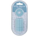 Pack 11 Planner Disc 32mm - Corarón azul pastel