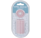 Pack 11 Planner Disc 32mm - Corarón rosa pastel