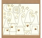 Set de Chipboard - Las casitas de Cris