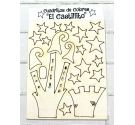 Chipboard Cuadritos de Colores  -  El Castillito
