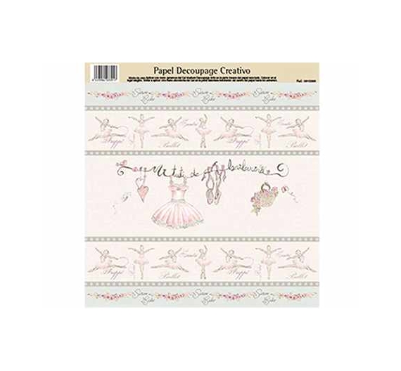 Papel Decoupage Tutu 31 x 33cm. Dayka