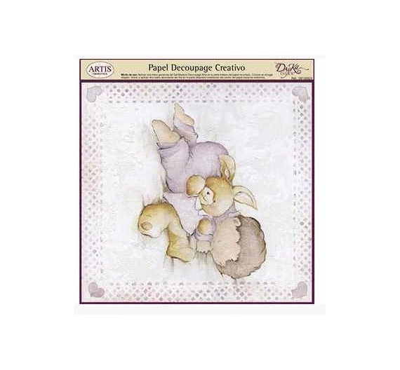 Papel Decoupage Dulce sueños 31 x 33cm. Dayka