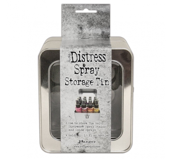 Distress Spray Storage Tin
