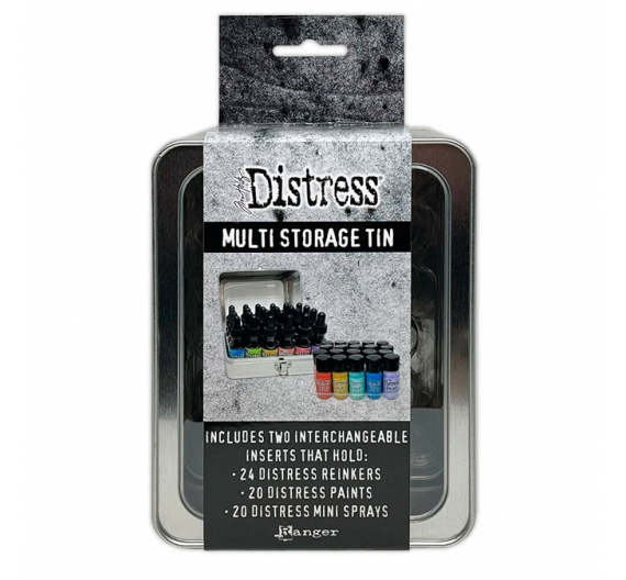 Distress Multi Storage Tin