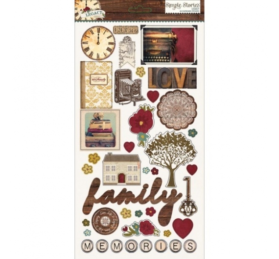 Chipboard Legacy Simple Stories