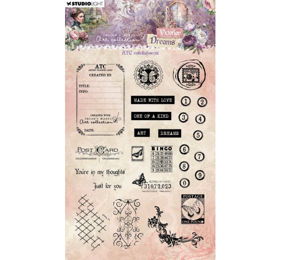 Sello Victorian Dreams Atc