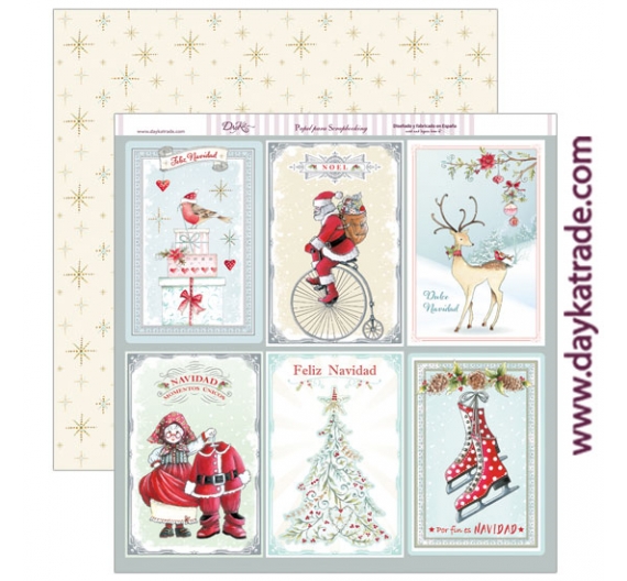 Papel de Scrap Dayka Trade Por fin es Navidad