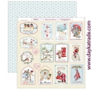 Papel de Scrap Dayka Trade Etiqueta navidad