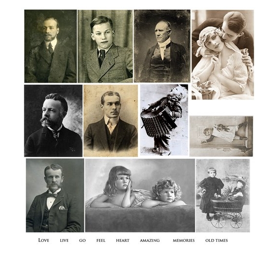 Papel de doble cara Vintage Photo de 30,5 x 30,5cm