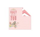 Papel de doble cara Crazy about you de 30,5 x 30,5cm