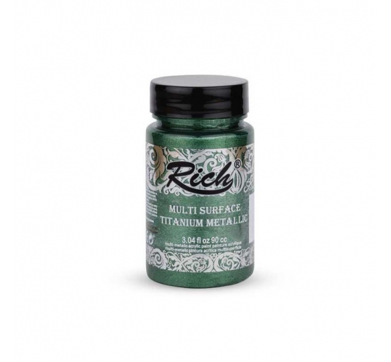 Multi Superficie Titanium Metálica Rich 90cc. - Verde