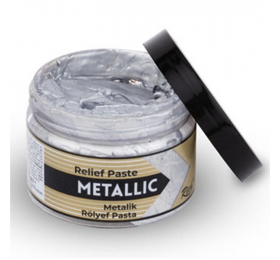 Pasta Relieve Metálica 150cc. - Plata