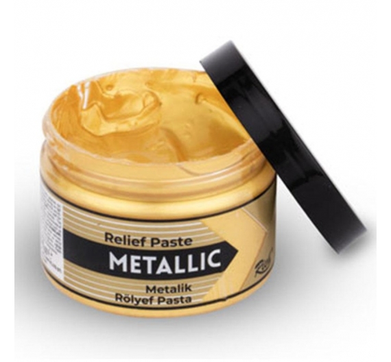 Pasta Relieve Metálica 150cc. - Oro