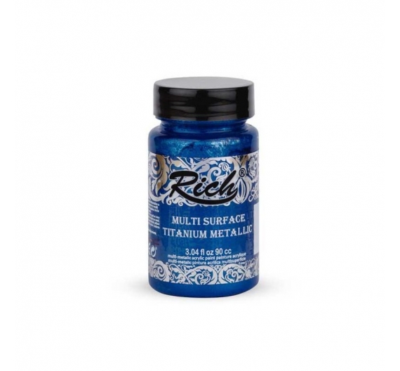 Multi Superficie Titanium Metálica Rich 90cc. - Azul