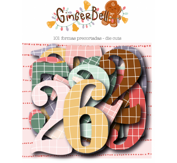 Die Cuts Números de Acetato - 24 Unidades
