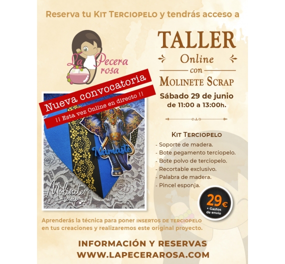 Taller online Terciopelo