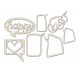 Chipboard Nubes de Pensamientos