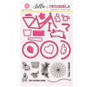 CLICK. Set sello y troquel Bicicleta. Elena Roche.