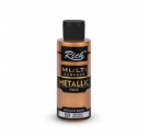 Acrílica Metálica Multi superficie Rich 120cc. - Bronce