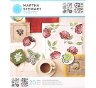 Set de dos stencils Martha Stewart 20 diseños, modelo Flores