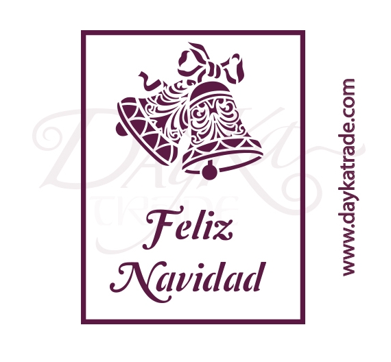 Stencil Feliz Navidad
