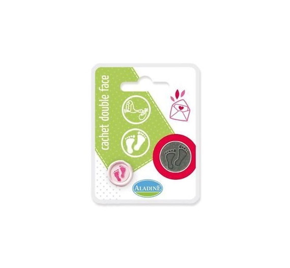 Tampón metálico para lacre, intercambiable, diseño bebe (2 cm)