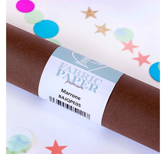 Fabric Paper 45 x 64cm - Marrone