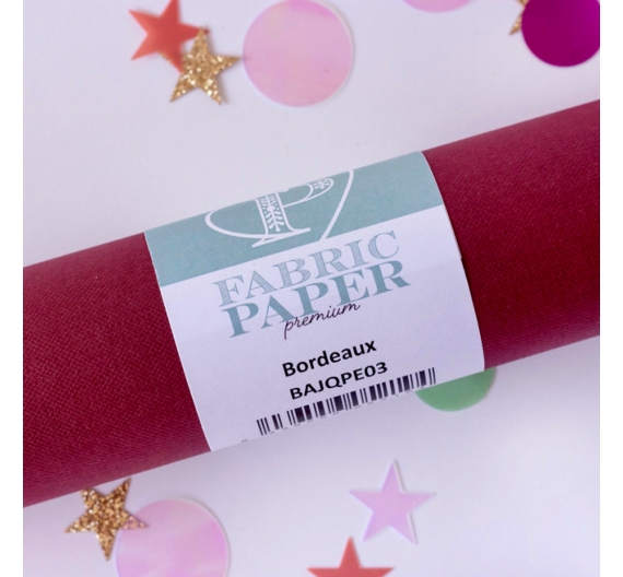 Fabric Paper 45 x 64cm - Bordeaux