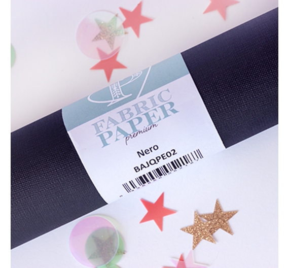 Fabric Paper 45 x 64cm - Nero