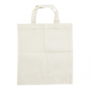 Bolsa algodón con asa corta 34 x 38cm - Natural