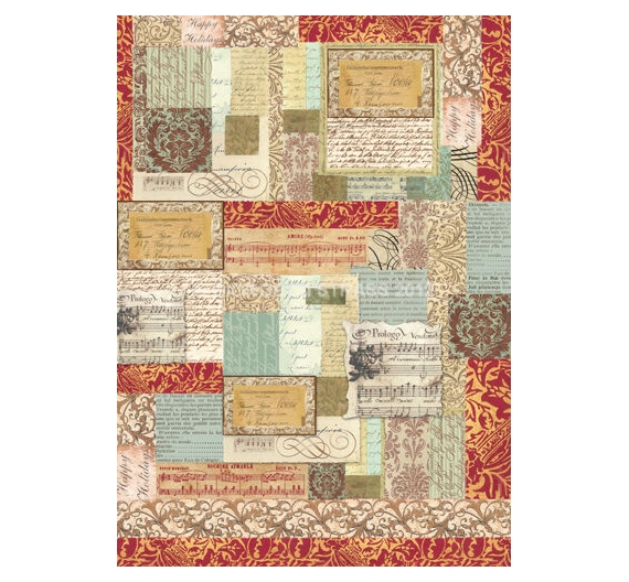 Fieltro Decorado Cartas