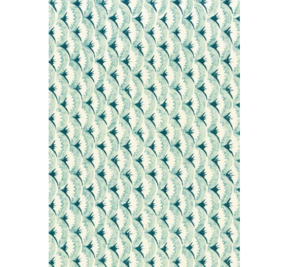 Papel cartonaje de 70X50 cm Ondas verdes