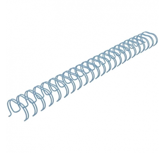 Pack 2 Wire-o 19mm. Azul. Paso 2:1 (23 anillas)