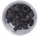 Eyelets Aluminio Negro 0.5cm