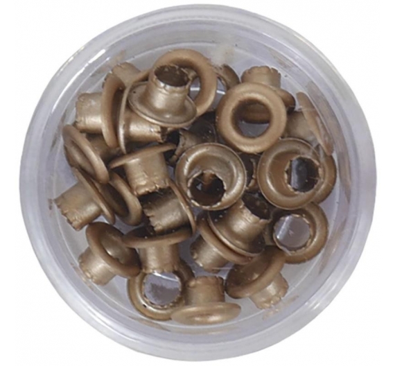 Eyelets Aluminio Oro Viejo 0.5cm