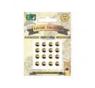 Brads Oro Viejo 5mm. - 50 unidades