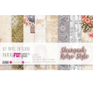 KIT Papel Tela Steampunk Retro Style 8 papeles 125g. Papers for you.