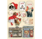 Silueta de Madera. Romantic Christmas