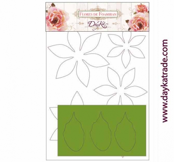 Kit de flores de foamiran, Adelfa Blanca