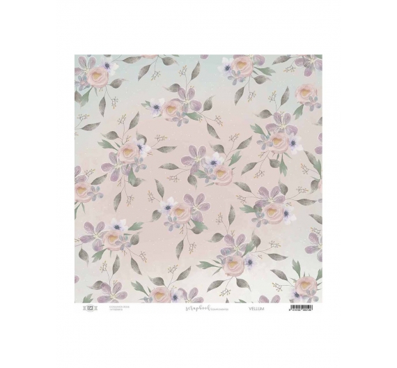 Flores. Acetato 30,5 x 30,5cm. Artis Decor.