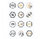 Stickers Calendario de Adviento Mod1