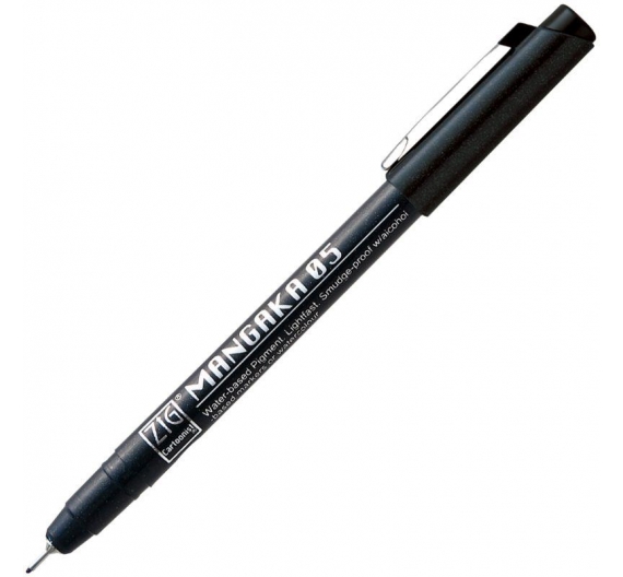 Zig Kuretake Mangaka punta 0,5mm Negro