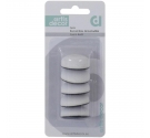 Pack 5 Esponjas para aplicador redondo 3cm