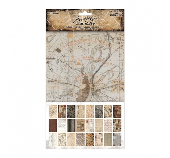 Tim Holtz Idea-ology Halloween Backdrops 2024