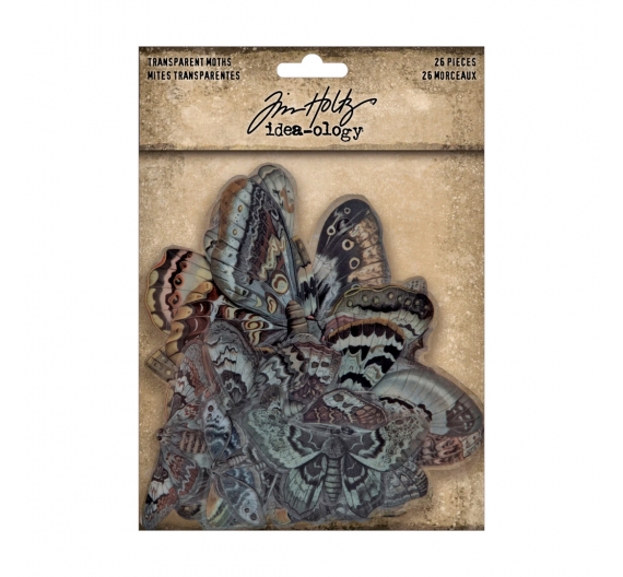 Tim Holtz Idea-ology Halloween Transparent Moths 2024