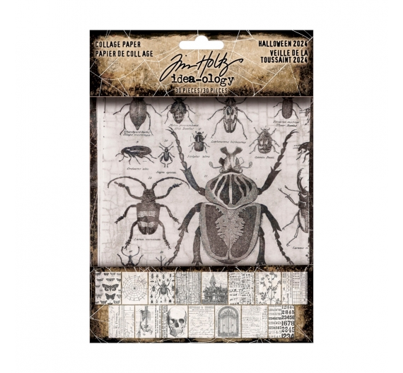 Tim Holtz Idea-ology Halloween Collage Paper 2024