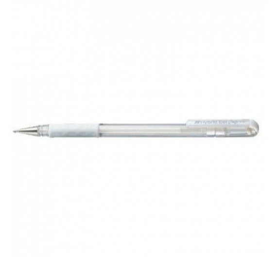 Bolígrafo Pentel Grip Rollerball Gel DX K230. Blanco 1mm