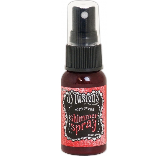 Dylusions Shimmer Spray - Postbox Red