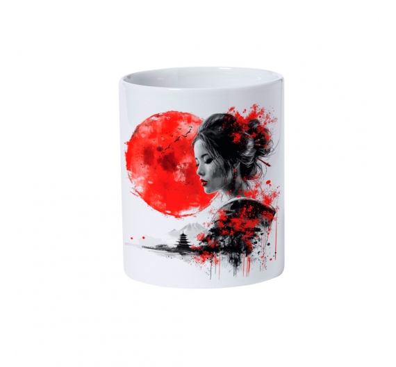 Taza conmemorativa lanzamiento Geishas. Molinete Scrap.